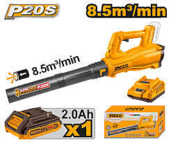 INGCO LI-ION BLOWER 20V 15000RPM CABLI203235 INGCO LI-ION BLOWER 20V 15000RPM CABLI203235