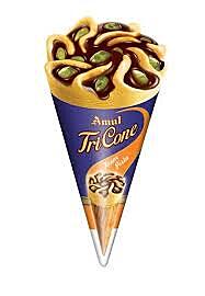 AMUL TRICONE KESAR PISTA 120ML