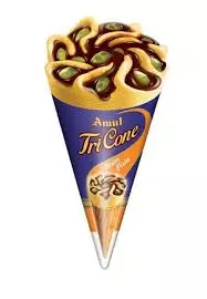 AMUL TRICONE KESAR PISTA 120ML