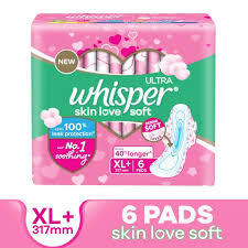 WHISPER ULTRA SOFT XL+ 6PAD