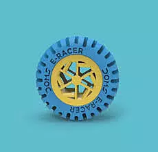 DOMS E-RACER ERASER