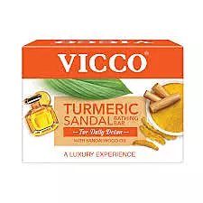 VICCO TURMERIC SANDAL BATHING BAR 100GM