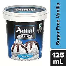 AMUL SUGAR FREE VANILLA 125ML