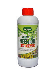 Katyayani Activated Neem Oil Bio Pesticide- Azadirachtin Action Against Sucking Pests & Caterpillars