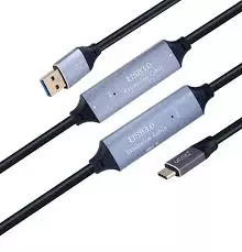 Uport Type-C to USB 10M Cable – Active High Speed, designed for fast data transfer and charging. Durable construction ensures reliability. Perfect for connecting devices over long distances.