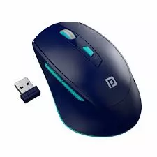 Portronics Toad 32 Wireless Blue Mouse – 6 Buttons | Adjustable DPI | Ergonomic Design | Home & Office Use