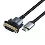 Uport DVI to HDMI Cable 3M (24+1 Pin) offers high-quality video and audio transmission. Ideal for connecting DVI devices to HDMI displays. Durable design ensures reliable performance.