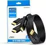 Uport DP to HDMI 4K@60Hz Cable offers high-quality video and audio transmission. Perfect for connecting DisplayPort devices to HDMI displays, ensuring stunning 4K resolution and smooth performance.