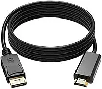Uport 1.8M DisplayPort to HDMI Cable – 4K, high-speed connection for stunning visuals. Supports 4K resolution, ideal for gaming and streaming. Durable design, perfect for home or office use.