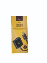 Live Tech LT-CLIQ DP to VGA Adapter enables seamless connection of DisplayPort devices to VGA monitors. Compact design, plug-and-play functionality, and supports resolutions up to 1080p.