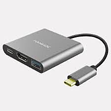 HAMMOK ZEST Type-C 3-in-1 Converter Hub! This versatile hub features USB-C, HDMI, and USB 3.0 ports, allowing seamless connectivity for your devices. Compact and portable design!