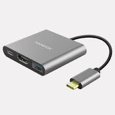 HAMMOK ZEST Type-C 3-in-1 Converter Hub! This versatile hub features USB-C, HDMI, and USB 3.0 ports, allowing seamless connectivity for your devices. Compact and portable design!