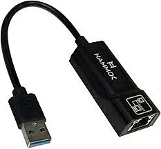 HAMMOK POLKA USB 3.0 Gigabit LAN Adapter offers high-speed internet connectivity with plug-and-play functionality. Compact design, ideal for laptops and desktops, ensuring stable network performance.