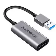 HAMMOK NORA USB to HDTV Converter allows you to connect your USB devices to an HDTV. Enjoy high-quality video and audio output, making it easy to stream content on a larger screen.