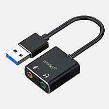 Hammok Cozy USB Sound Card. This 7.1 channel device enhances your sound quality, perfect for gaming and music. Plug and play for instant audio upgrade!