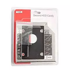 uPort Slim Caddy 9.5mm – HDD/SSD Adapter for Laptop Storage Upgrade, Fast Data Transfer