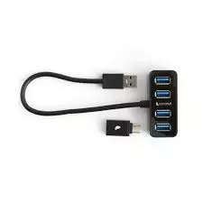 Coconut UH11 4-Port USB Hub (Expand Connectivity, 4 USB Ports, Compact Design, Perfect for Home & Office, Plug & Play, 1 Year Warranty)