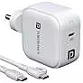 Portronics Charge your devices at lightning speed with the Portronics Adapto 45C! This 45W SuperFast USB-C Charger comes with a durable cable, ensuring efficient power delivery for all your gadgets.