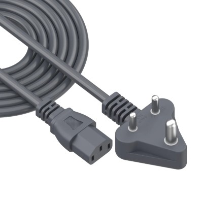 Portronics Konnect G1 Desktop Power Cable with 350W Load Capacity for Desktop, PC & Printers, Monitor, 1.5 Meter Cable Length(Grey) Portronics Konnect G1 Desktop Power Cable with 350W Load Capacity for Desktop, PC & Printers, Monitor, 1.5 Meter Cable Length(Grey)
