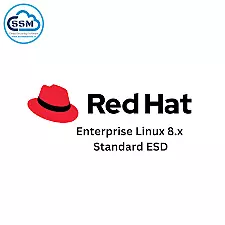 Redhat Enterprise Linux VDC 8.x Standard (2 soc / Unlimited vm) (1yr upd/sup) ESD