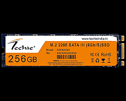 Techie Internal 2.5 Inch Solid State Drive (SSD) 256GB offers lightning-fast data access, enhanced durability, and energy efficiency. Upgrade your system for improved performance and reliability.