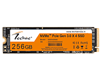 Techie Internal M.2 SATA SSD 256GB offers high-speed data transfer, compact design, and reliable performance for your computing needs. Upgrade your storage with this efficient and durable solution.