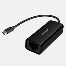 HAMMOK SPIN Type-C LAN Adapter – 100Mbps, compact design, plug-and-play, stable wired connection, ideal for laptops and tablets, supports high-speed internet, lightweight and portable.