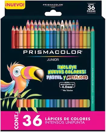 Prismacolor Jr. 36-Color Pencils Set Prismacolor Jr. 36-Color Pencils Set