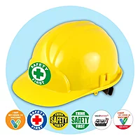 Self Adhesive Safety Helmet Sticker