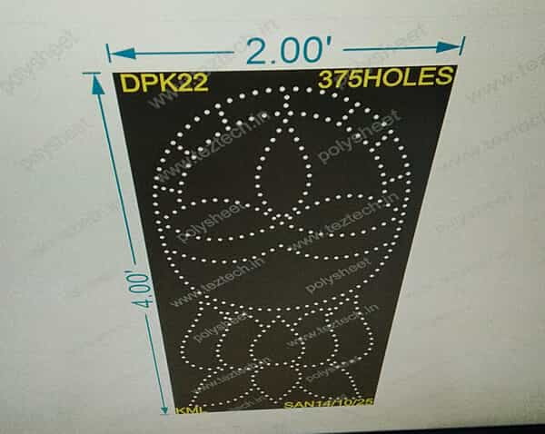 DPK22 DIPAK LOTUS 1 PART 4X2 FEET 375 HOLES
