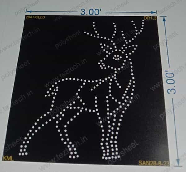 DR1.3 DEER 3X3 FEET 294HOLES