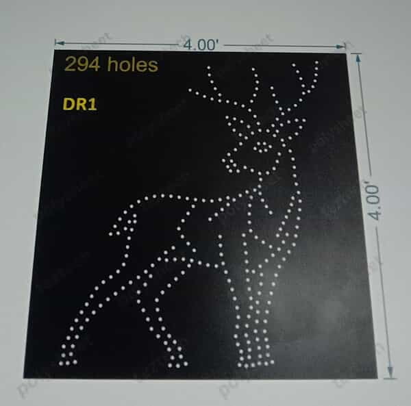 DR1 DEER 4X4 FEET 294 HOLES