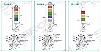 SiRON D014 Series LED Signal Light /RS485 Intelligent Signal Light
