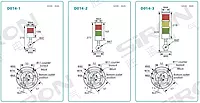 SiRON D014 Series LED Signal Light /RS485 Intelligent Signal Light