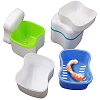 ET Dental Denture Box With Filter Tray – Denture & Retainer Storage Case