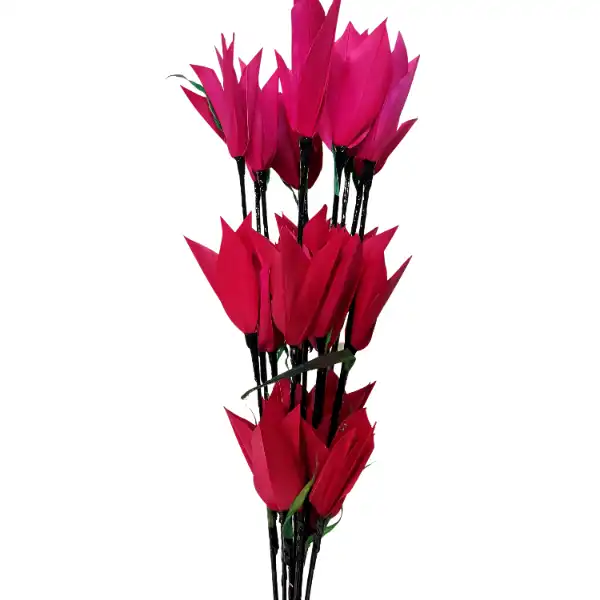 Colored dried palm jumbo lily stick for handmade décor, floral crafts, and eco-style interiors