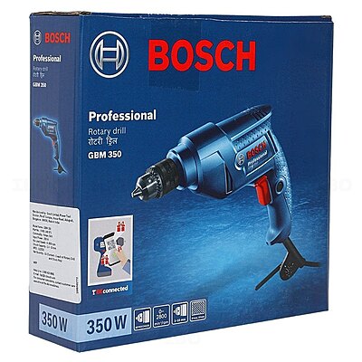 Rotary/Plain Drill Machine, 10mm 350W GBM350 Electric 06011A95F1: Bosch Rotary/Plain Drill Machine, 10mm 350W GBM350 Electric 06011A95F1: Bosch