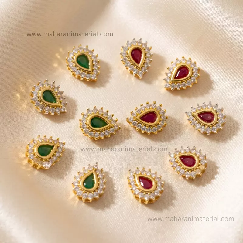 AD Teardrop Kundan