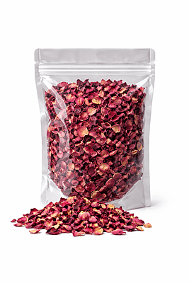 Dried Rose Petals 100g – Premium Natural Fragrant Rose Petals for Skin Care, Bath & Decoration