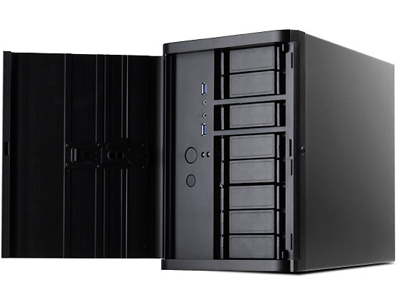 Silverstone NAS Caseh 8 Hot-swappable 3.5" or 2.5" SAS/SATA and 4 fixed 2.5" drives (DS380B)