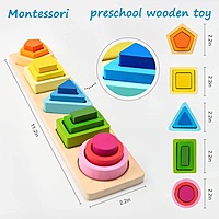 Channapatna Toys Wooden Geometric Shape Sorter