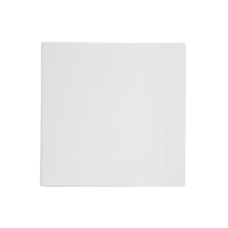 15x15cm Blank White Flat Stretched Board Art Canvas By Janrax