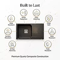 Quartz Pro Drain Board Sink (Galaxy Stone)