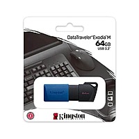 Kingston DataTraveler Exodia M 64GB USB 3.2 Gen 1 Pen Drive – Fast Storage | 5 Years Warranty