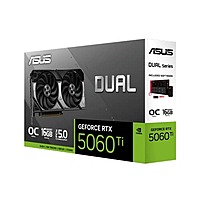 ASUS Dual RTX 5060 Ti OC Edition 16GB GDDR7 Graphics Card – Dual-Fan | 4K Support | PCIe 5.0