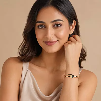 Noira Dual-Tone Butterfly Gold-Tone Bracelet