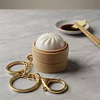 Dumpling Clicker Keychain