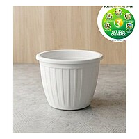 Dura Pot | Premium Round Nursery & Home Planter (White)