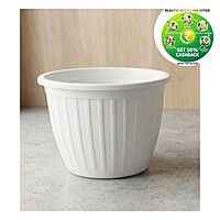 Dura Pot | Premium Round Nursery & Home Planter (White)