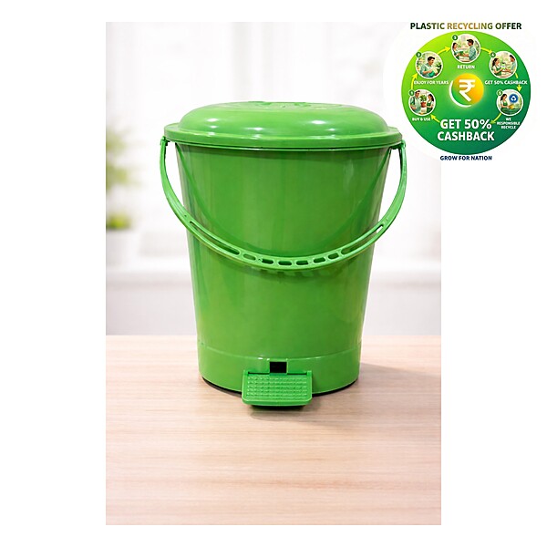 Plastic Pedal Dustbin | 12 Litre Waste Bin | PPCP Material